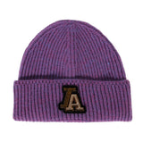 Dogers Baseball Cap Full Diamond Knitted Hat Women's Autumn and Winter Wool Hat