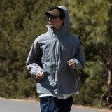 Nasa Sun Protection Shirt Summer Outdoor Men's Sun Protection Clothing Hooded Jacket Loose