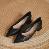 Nude Chunky Heel