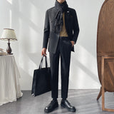 Double Brewed Seersucker Suit Casual Suit Men's Dress