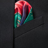 Seersucker Suit Men's Suit Set Slim Three-Piece Suit