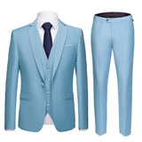 Seersucker Suit Men's Suit Two-Piece Set