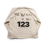 Rrr123 Sweatshirt Fog Fear of God X Rrr123 Joint Name Revival Printing Distressed