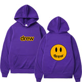 Drippy Hoodies Smiley Face Drew Biber Same Style Sweatershirt