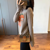 Dinosaur Sweaters round Neck Knitted Sweater