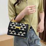 Jackie Kennedy Bag Chessboard Bag Shoulder Messenger Bag