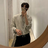 Denim Shirts Long-Sleeved Shirt Men's Autumn Loose Casual Doll Shirt Coat