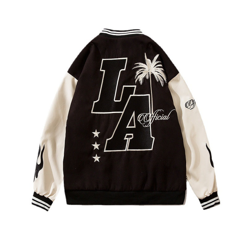 Blackair Jacket XINGX Coconut Embroidered Baseball Uniform