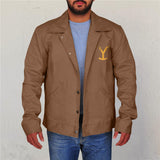 John Dutton Jacket Loose Retro Jacket Casual Jacket Men's Huangshi Printed Jacket