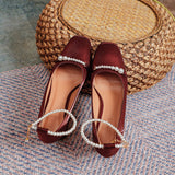 Nude Block Heel Sandals