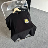 Human Made T-Shirt Slub Cotton Cute Tiger Pattern Loose Couple