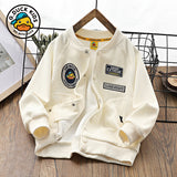 Children Baseball Jacket Small Yellow Duck Children's Clothing Boys' Baseball Jacket Coat