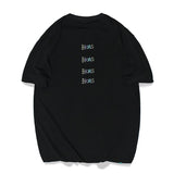 Men T Shirt Summer Casual Tops Men's Clothes Summer Wear Vintage Men's round Neck Short Sleeve Casual Loose Letter Printed T-shirt