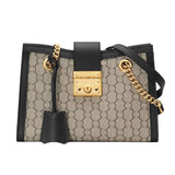Jackie Kennedy Bag Padlock Canvas Chain Vintage Print Twist Lock Bag Women's Tote Bag