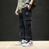 Men Cargo Pants Spring Loose Men's Casual Trousers