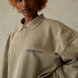 Essentials Polo Shirt Foot of God Long Sleeve Lapel T-shirt