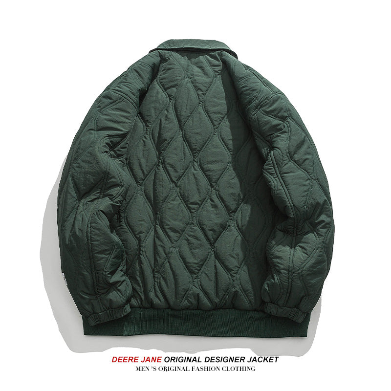 Men Coat Men's Winter Warm Cotton-Padded Coat Coat