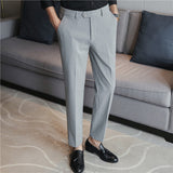 Men Trousers Business Suit Pants