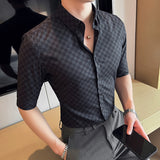 Men Shirts Light Business Casual Shirt Men