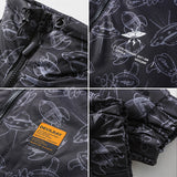 Men Coat down Jacket Men's Winter Loose Fashion Brand Thickened Warm Casual Jacket