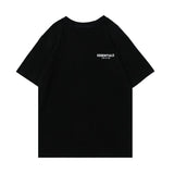 Fog T Shirt Double Line High Street FivePointed Star Short Sleeve Tshirt for Men and Women Fear Of God