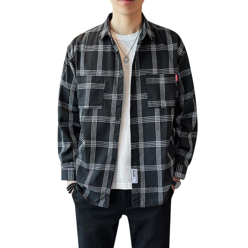 Denim Shirts 2022 Autumn Shirt Men's Long-Sleeved Jacket