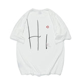 Men T Shirt Summer Casual Tops Men's Clothes Summer Wear Vintage Men's round Neck Short Sleeve Casual Loose Letter Embroidery T-shirt