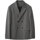 Double Brewed Seersucker Suit Autumn and Winter Suit Slim Fit Casual