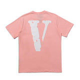 Vlone Summer Trendy Short Sleeve Short Sleeve Men's and Women's Tshirt