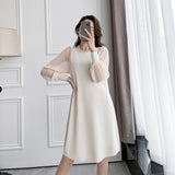 Fairy Dress Ice Silk Dress Autumn Skirt Female Dress Women's Dress