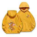 Tom and Jerry Hoodie Sweater Men's Autumn and Winter Long Sleeve Fashion Brand Cartoon Couple Coat Women