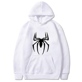Men Spider Hoodie Spider-Man Pattern Printed Fleece Hoodie