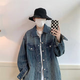 Denim Shirts Denim Jacket Men's Spring and Autumn Loose