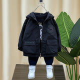 Toddler Boys Jackets Children's Clothing Boys' Coat Spring and Autumn Clothing Children's Trench Coat