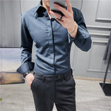 Men Shirts Long Sleeve Shirt