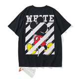 Cartoon Arrow Short Sleeve Summer Unisex Couple Loose Casual Half Sleeves Tshirt Owt