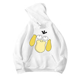 Men and Women Pokemon Pikachu Hoodie Pokémon Psyduck Hooded Sweater