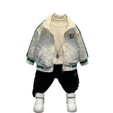 Toddler Boys Jackets Boys' Coat Spring and Autumn Clothing Children's Baseball Uniform