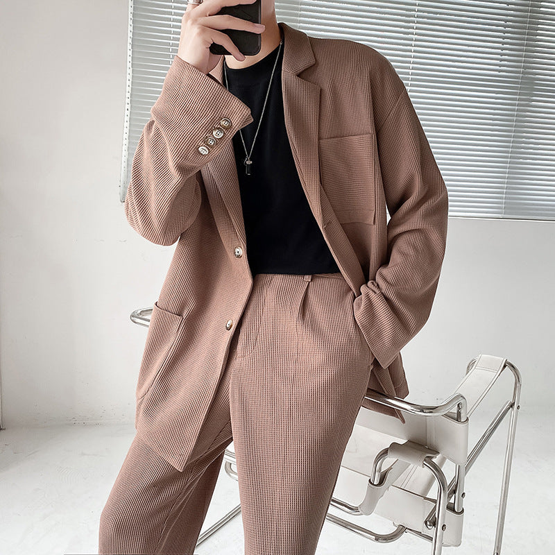 Seersucker Suit Men's Suit Jacket