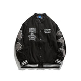 Letterman Jacket Outfit Senior Jackets Varsity Baseball Coat Vintage Overalls Jacket Casual Top