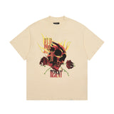 Present T Shirt Rose Skull Rock Band Distressed T-shirt Men