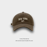 Yankee Baseball Cap Letter Embroidery Women's Fashion Casual Peaked Cap