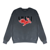 Amiri Sweatshirt Amiri Crew Sweatshirts Crew Neck Sweater
