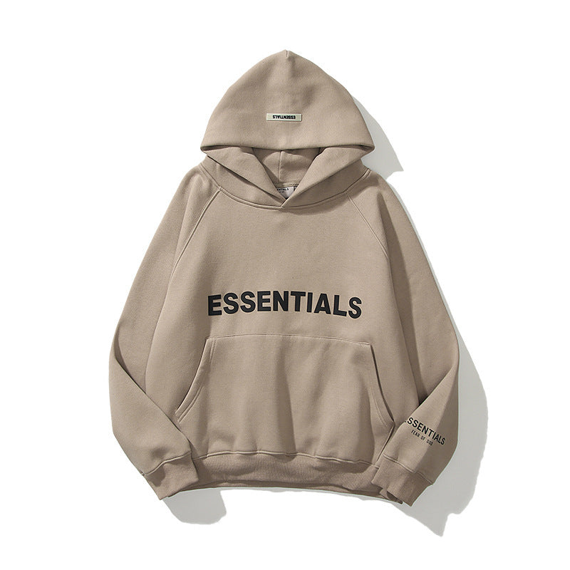 Fear Of God Fog Essentials Chest Logo Couple Hooded Sweater Fog