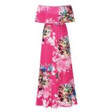 Beth Dutton Bohemian Dress Summer Spring Midi Dresses Sexy off-the-Shoulder Tube Top Printed Dress