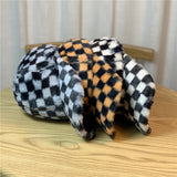 Vintage Check Baseball Cap