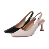Nude Wide Fit Block Heels
