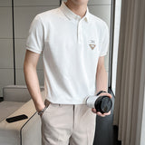 Men Polo Shirts Lapel T-shirt