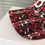 Yankee Baseball Cap Autumn and Winter Woolen Peaked Cap Women's Baseball Cap