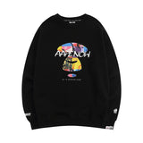 Bape Sweatshirt Camouflage Ape Crew Neck Sweater